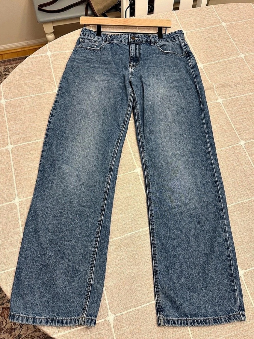 Empyre Zia Vintage Straight Leg Jeans Blue Size 6